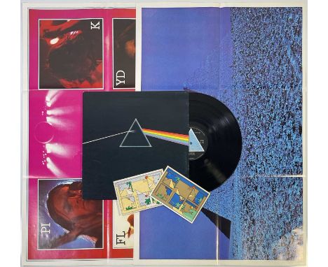 PINK FLOYD - THE DARK SIDE OF THE MOON LP (UK COMPLETE SOLID TRIANGLE - SHVL 804). A beautiful original UK pressing of Pink F