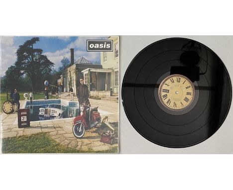 OASIS - BE HERE NOW LP (UK ORIGINAL - 'MIKES-THE EXCHANGE' - CRE LP 219). A beautiful original UK LP pressing of Oasis' third