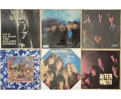 THE ROLLING STONES - 60s STUDIO LPs. A collection of 9 studio LPs by The Rolling Stones. Titles include The Rolling Stones (L