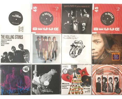 60s/ MOD/ BEAT - REISSUE 7". A fantastic collection of around 44 7" singles. Artists/ titles include Liam Gallagher - Wall Of
