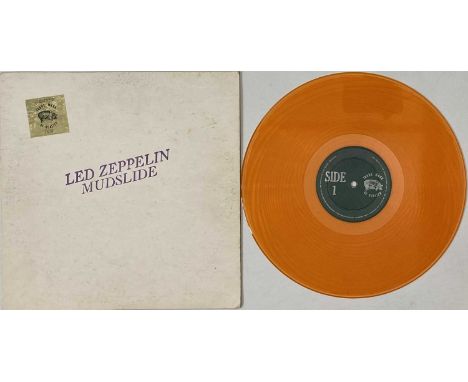 LED ZEPPELIN - MUDSLIDE (PRIVATE PRESSING - ORANGE VINYL). A lovely copy of the privately released record Mudslide by Led Zep