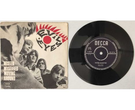 EVIL EYES - MISTER MYSTIFIED / MOVING AROUND 7" (DECCA - F 44524). A copy of Evil Eyes - Mister Mystified c/w Moving Around (