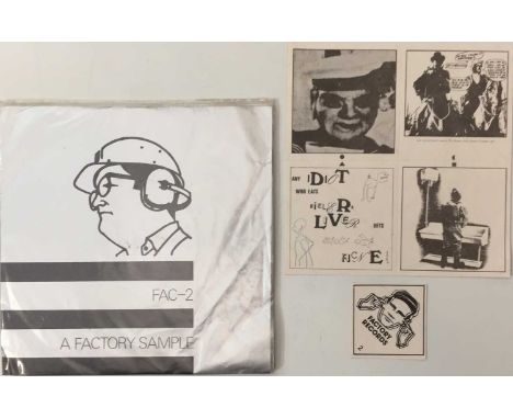 "FAC-2" A FACTORY SAMPLE EP (COMPLETE ORIGINAL UK COPY - FACTORY RECORDS FAC-2). An ace to see complete (with all five sticke