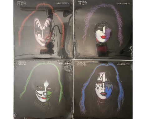 KISS - STILL FACTORY SEALED LP PACK. A superb pack of the 4 LPs by Kiss, each named after a member from the group. All still 