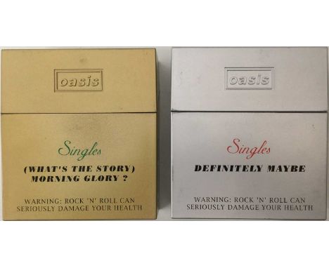 OASIS - CD BOX SETS PACK. A pack of 2 x CD box sets by Oasis. Titles are Definitely Maybe (CREDM001, Ex+ contents/ Ex box) an