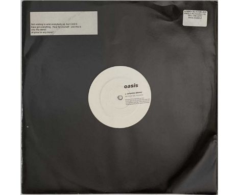 OASIS - COLUMBIA 12" (UK S/SIDED PROMO - CTP 8). A scarce, original 12" promo copy of Oasis' 1993 single Columbia (CTP 8, 199