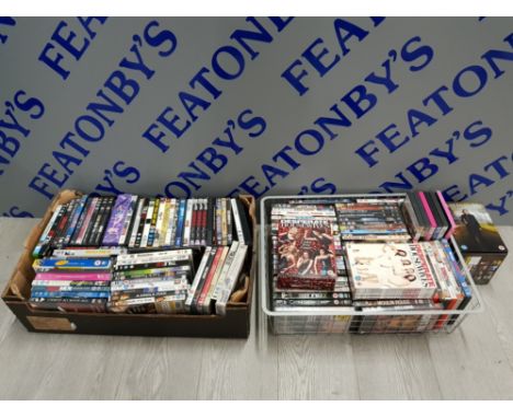 HUGE COLLECTION OF DVDS INCLUDING DESPERATE HOUSEWIVES THE COMPLETE FIRST AND SECOND SERIES BOXSETS WITH MANY MOVIES