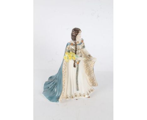 Royal Worcester figurine 'The Daughter of Erin' limited edition number 6127 of 7,500, 22.5cm tall