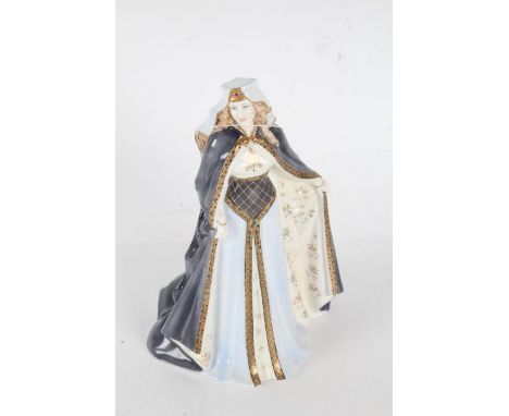 Royal Worcester figurine 'Lady of Sherwood', limited edition number 24 of 7,500, 23cm tall