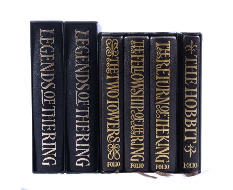 Folio Society: JRR Tolkien, Lord of the Rings trilogy, Folio Society 1977, limited edition numbered 1121 of 1750, illustrated