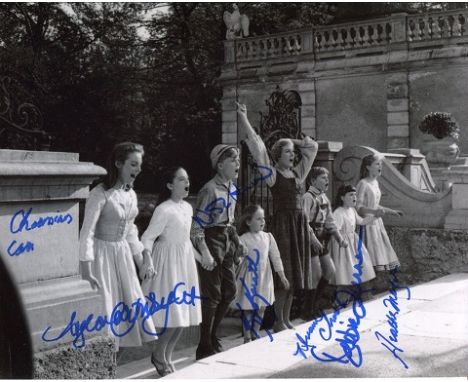 The Sound Of Music 8x10 Inch Photo Signed By All Seven Children Who Starred In The Classic 1965 Musical Drama The Sound Of Mu