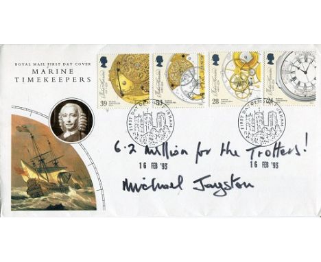 Only Fools & Horses Timekeepers FDC Signed By Actor Michael Jayston Who Has Added 6.2 Million For The Trotters. Jayston Playe
