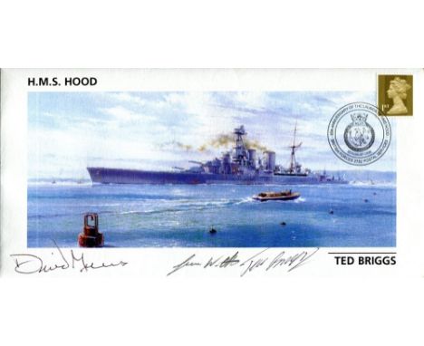 HMS Hood Multi Signed Cover Dedicated To The 85th Anniversary Of The Launching Of HMS Hood, With Matching 85th Anniversary BF