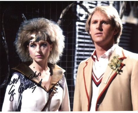 Doctor Who 8x10 Inch Photo From The Doctor Who Series 'Terminus' Signed By Actress Liza Goddard. Good condition. All signed i