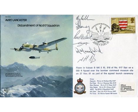 Vulcan Bomber Crew Avro Lancaster Bomber Series Cover Flown In Vulcan B Mk2 Xl 318 Of 617 Squadron On A 500ft Flypast Over Th