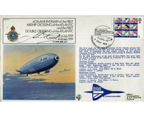 Concorde Atlantic Crossing Commemorative Envelope Flown In Concorde G-N94aa From London To New York And Signed By The Pilot, 