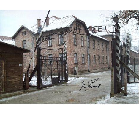 Holocaust Survivor 8x12 Inch Photo Signed By Noted Poet Iby Knill, Who Survived The Auschwitz Death Camps. Will Come With Her