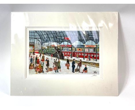 A signed limited edition print, "Ticket To Ride", 52/225, bearing signature, lower right, 29cm x 43cm 