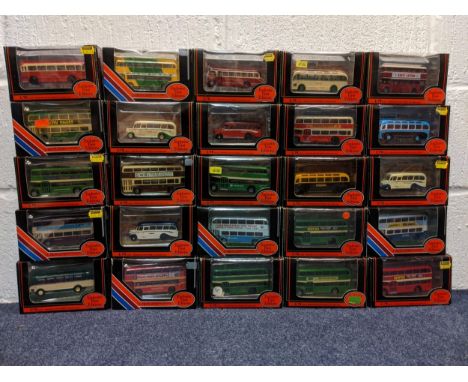 Twenty-five Exclusive First Edition model busses to include a Bristol MW Coach Lincolnshire 16206, an AEC Regent V Devon Gene