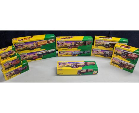 A collection of boxed diecast model commercial vehicles from the Corgi Classics, The Showmans Range to include no 16501 Scamm