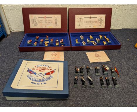 Model toy soldiers to include a limited edition The Kings own Royal Border Regiment (no 3815/6000) a limited edition The Roya