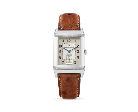Jaeger-LeCoultre Reverso Grande Taille 270.8.62, 2000sStainless steel reversible rectangular case, n.2017125.Two-tone argenté