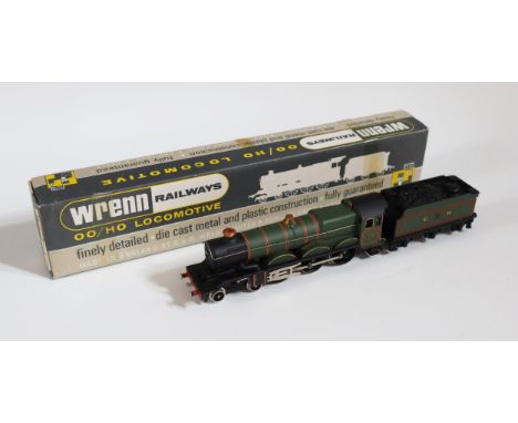 A Wrenn Railways OO/HO Gauge W2222 4-6-0 Devises Castle GW 7002. Near mint in box (with pen marks to end) with packing rings,