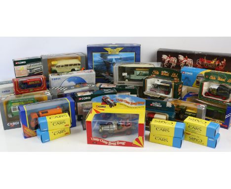 Collection of Corgi vehicles, to include 05301 Chitty Chitty Bang Bang, Corgi Aviation Archive 47304 Avro Lancaster Dambuster