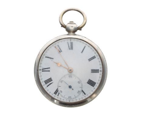 George IV silver fusee lever pocket watch, London 1822, unsigned movement inscribed Patent, no. 1641, with steel three arm ba
