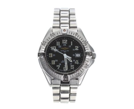 Breitling Colt Quartz stainless steel gentleman's wristwatch, reference no. A57035, serial no. 137xx, 40mm-** Purchased from 