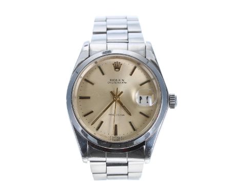 Rolex Oysterdate Precision stainless steel gentleman's wristwatch, reference no. 6694, serial no. 268xxxx, circa 1970, champa