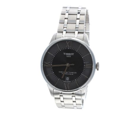 Tissot Chemin Des Tourelles Powermatic 80 stainless steel gentleman's wristwatch, reference no. T099407A, 42mm-** Purchased i