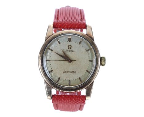 Omega Seamaster automatic gold plated and stainless steel gentleman's wristwatch, reference no. 2846, serial no. 1497xxxx, ci