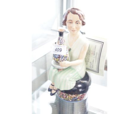 A Kevin Francis Pottery figure, titled 'Charlotte Rhead' limited edition of 350 worldwide.