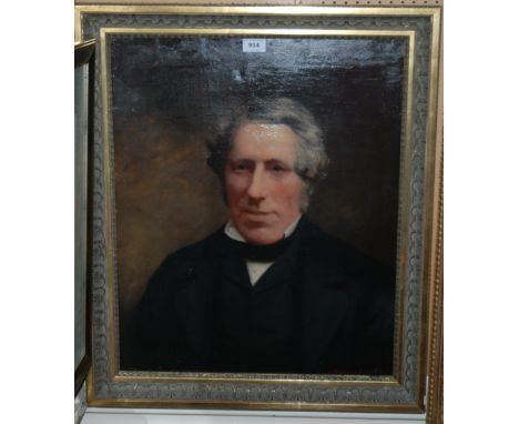 JOHN HORSBURGH Portrait of a gentleman, signed, oil on canvas, dated, 1882, 60 x 50cm Condition Report: Not available for thi