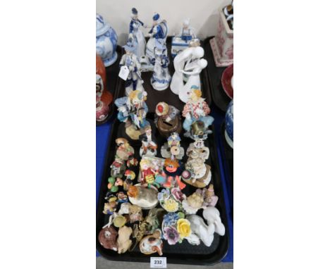 Assorted ceramic and other animals and figures Condition Report: Not available for this lot