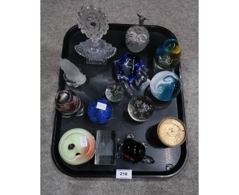 Caithness paperweights, scent bottles, Goeble bison etc Condition Report: Not available for this lot