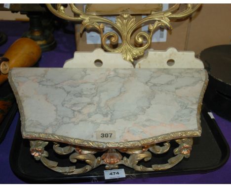 Two trays of miscellaneous including model boat, wall bracket etc Condition Report: Available upon request