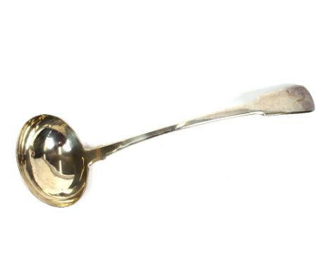 A George III silver Fiddle pattern soup ladle, London 1811