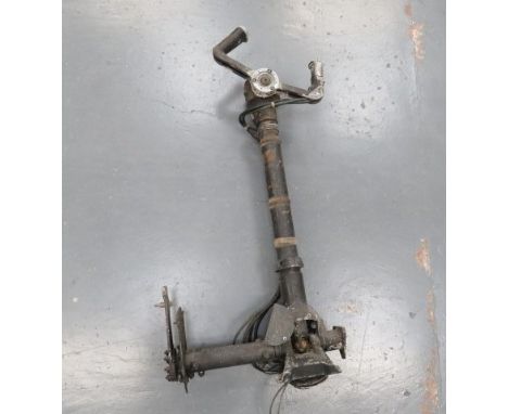 RAF Canberra Aircraft Pilot’s Control Columnalloy U shape joystick with black composite covering.  Rear fitted tubular stick 