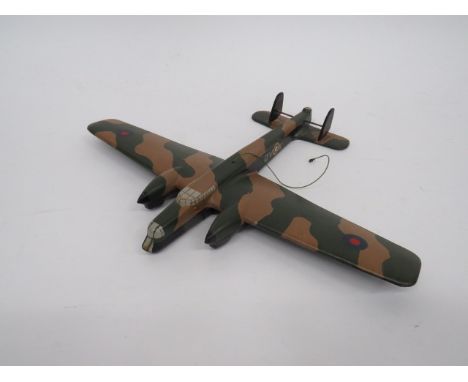 WW2 RAF Aircraft Recognition Model Armstrong Whitley.This is a restored official example, the main body is Bakelite, with nam