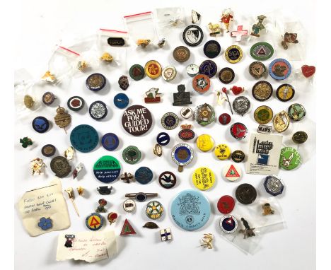 Selection of Charity & Fund Raising Badges.Including: gilt and enamel examples, plus modern examples. (quantity)