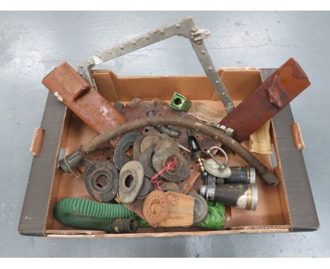 RAF Selection of Various Aviation Itemsincluding alloy aircraft window frame ... Electrical headphone jack plugs ... Turbine 