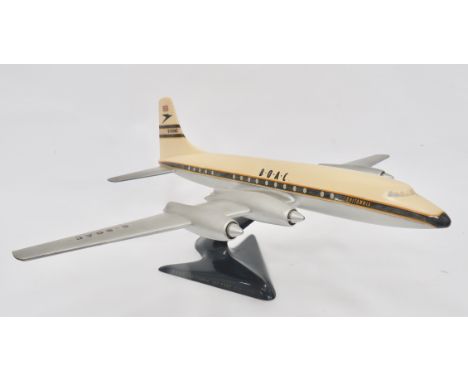 1960’s BOAC Britannia Turbo Prop Airliner Large Display Model Aircraft.A rare large example produced by the Herald D &amp; E.