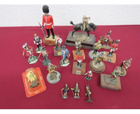 Selection of Various Military Figuresincluding well painted alloy model of a Boer War Cavalry bugler ... Similar WW1 Infantry