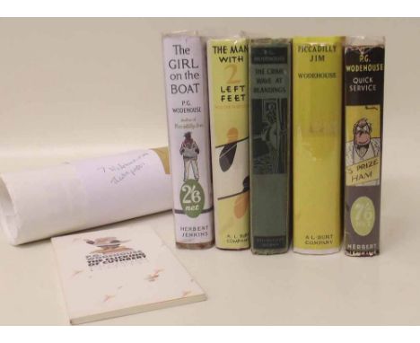 P.G. Wodehouse "The Man With Two Left Feet" first edition plus four other first editions and one other and seven Wodehouse-re