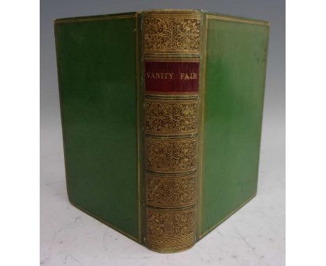 THACKERAY WILLIAM MAKEPEACE. Vanity Fair. Bradbury & Evans, London. 1849 1st ed, later issue. Presented in contemporary full 
