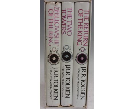 TOLKIEN, J.R.R. The Lord of the Rings Trilogy. Houghton Mifflin Company, Boston, USA. 1965 2nd ed (revised). All three matchi