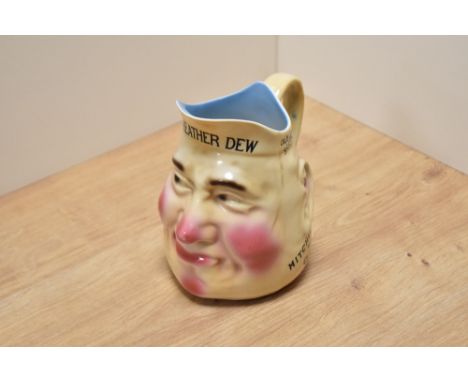 A Mitchell Brothers Limited, Glasgow, Heather Dew old Scotch whisky 'Toby' water jug 15cm