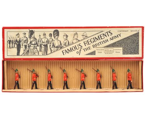 Britains ‘Famous Regiments of the British Army’ set No.1578. Prince Albert’s Somerset Light Infantry, marching slope arms. Of